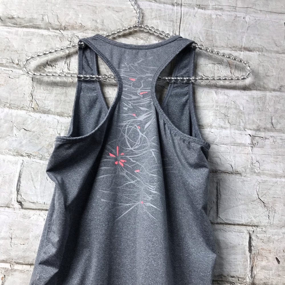 MPG Racerback Tank Blouson Floral Detail Sz Med - Picture 3 of 5